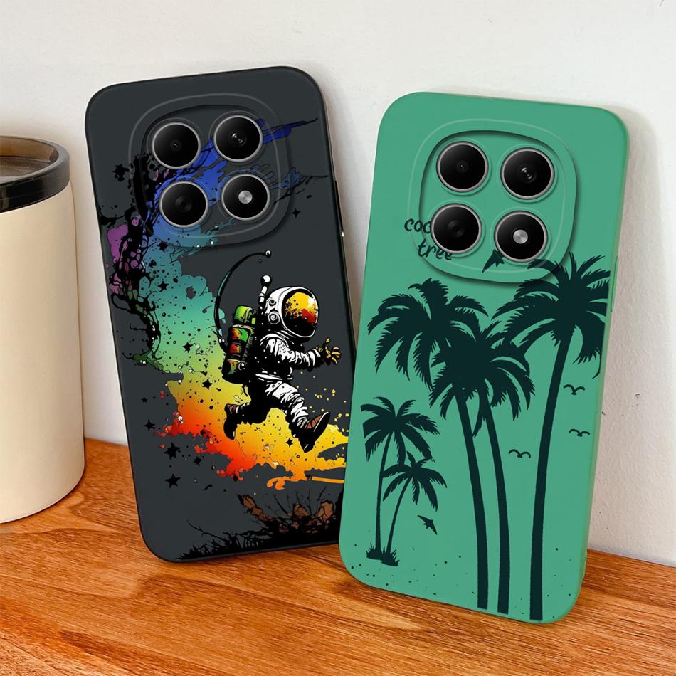 For Poco M8 Pro Case Cute Design Shockproof Phone Protector Soft Liquid Silicone High Quality Back Cover For Poco M 8 M8Pro Capa