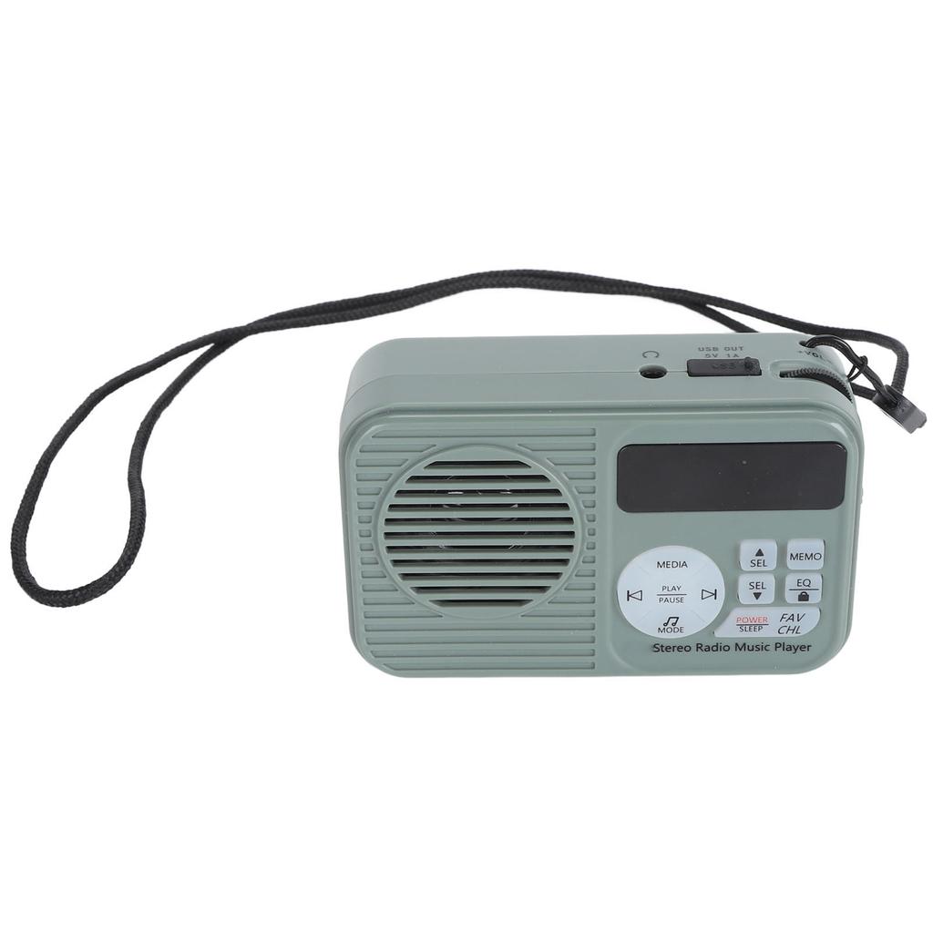 Retro Bluetooth Radio High Sensitivity Backlit Display DSP Wireless Vintage Small Speaker with