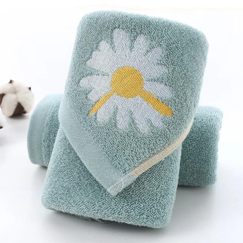 Soft Cotton Baby Towels Flower Children Bath Towel Newborns Handkerchief Bathing Face Washcloth Towels for Kids Adults 74x33cm
