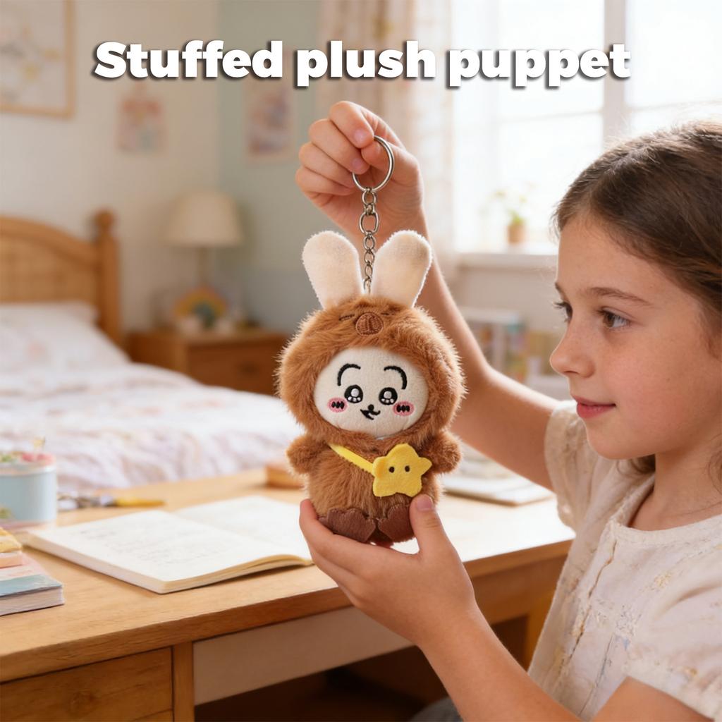 Cartoon Cute Doll Plush Toy Keychain Small Pendant