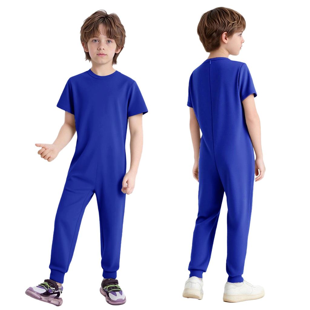 Tuta Adattiva Pensata per Bambini Tuta Intera Facile da Indossare Zip Posteriore Abbigliamento Confortevole