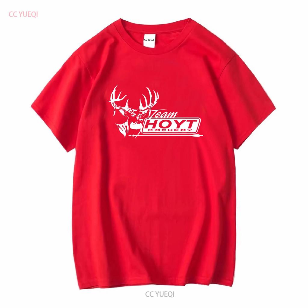 New T Shirt Hoyt Archery Bow Logo Mens Black USA Size S to 5XL long or short sleeves vintage Washed Stretched Comfortable