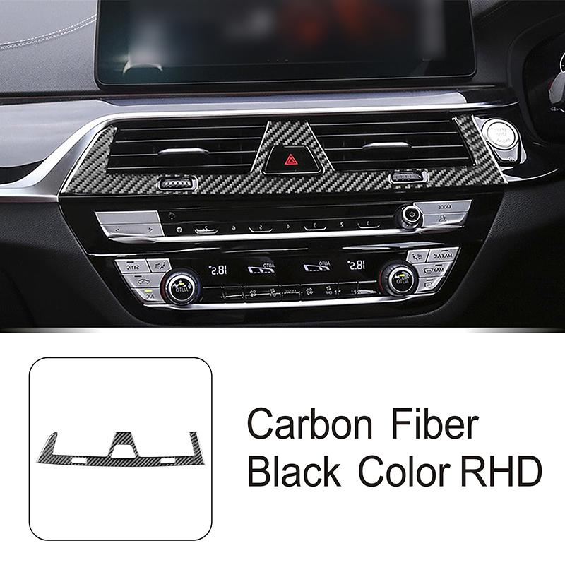 Decoratie Koolstofvezel Stuurwiel Frame Voor BMW 5 Serie G30 2018- RHD Auto Styling Raamglas Hefknoppen