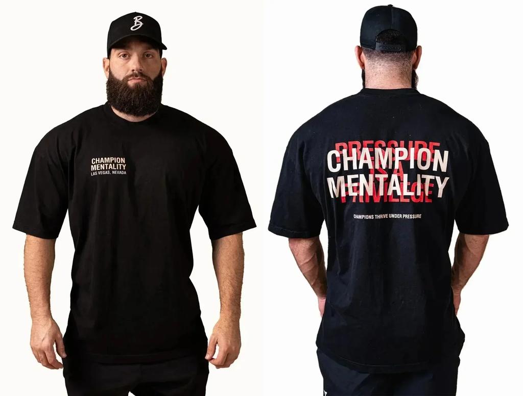 Tričko CBUM Gym Fitness Tričko Volné Oversized Bavlna Muži Krátké rukávy Sportovní trička Letní trénink Cvičení Jogging Ženy Topy