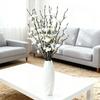 Artificial Flowers Plum Blossom Fake Winter Long Stem Plastic Flowers for Room Hotel Office Wedding Party Home Decoration