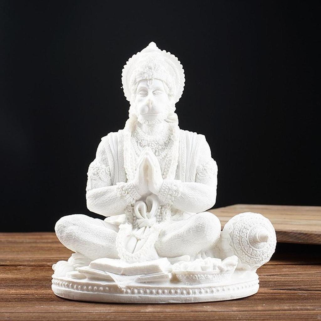 Hanuman Statue Indian Desk Decor Craft Southeast Asia Tabletop Collection Cabinet Shelf Decorative Fireplace Sculpture Ornament