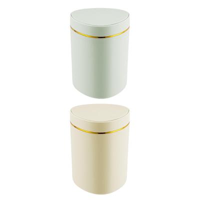 Small Desktop Trash Can Cute Storage Bucket Small Desk Organizer Mini Garbage Bin for Office Countertop Tabletop Vanity Kitchen