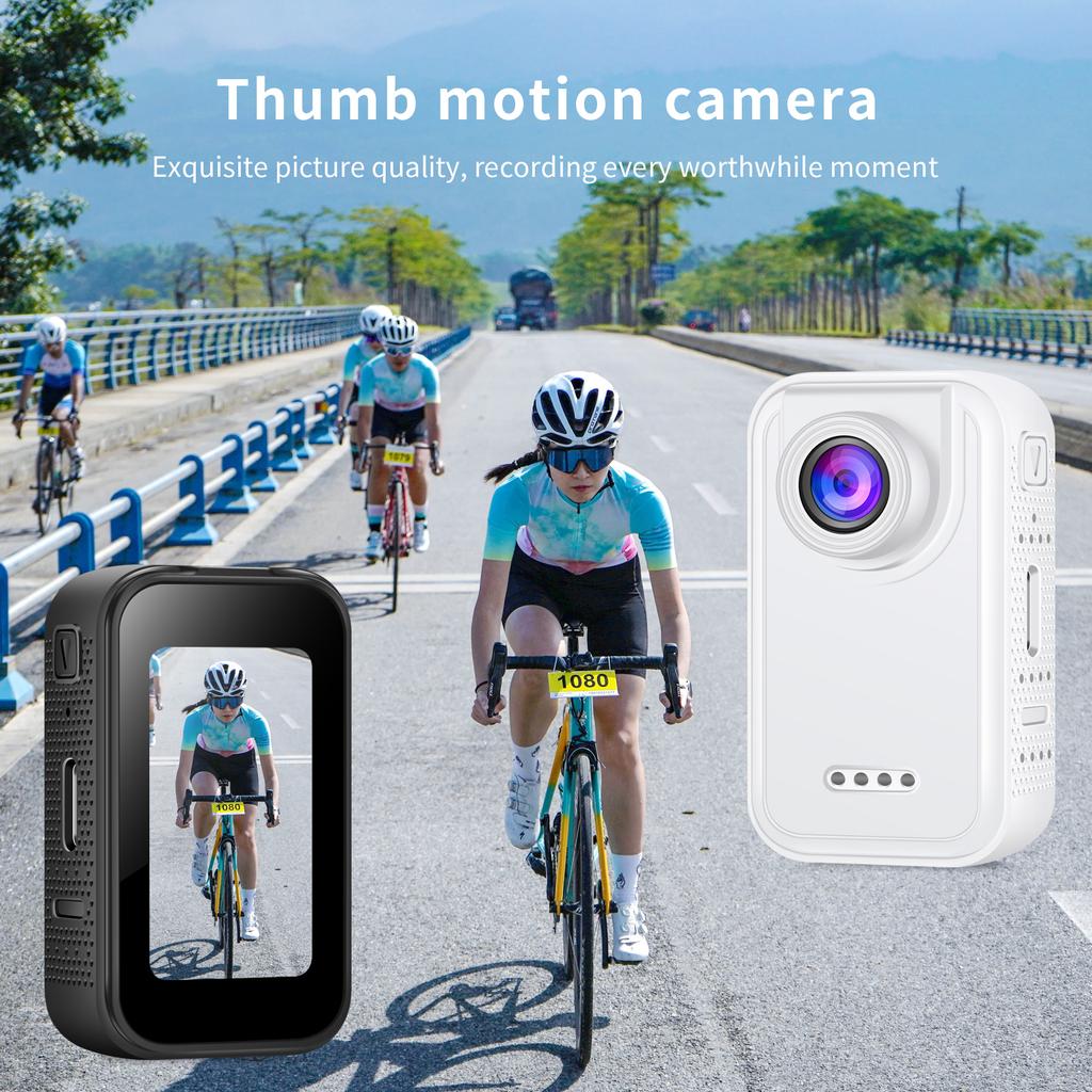 120 Angle Recorder with Handlebar Bracket Professional Photo Camera 1.47 In Screen Portable Sports Camera Motorcycle Recorder