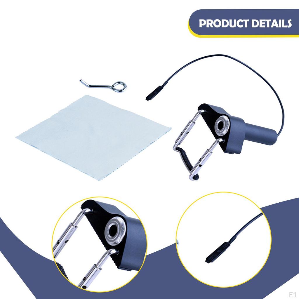 Piezo Pickup Transducer Good Sound Easy To Install Portable for Bass Ukulele Electric