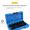 Bolt Extractor Hex Screw Sleeve Non-Slip Damaged Nut Bolt Removal Extractor Socket Tool Car Repair Props Mechanical Tools