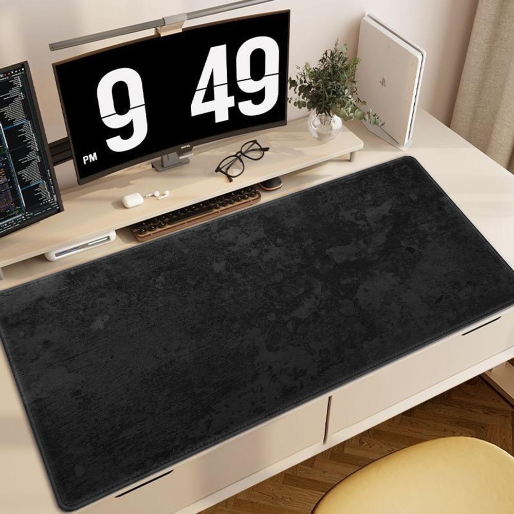 Gray series mouse pad cm overlocked Large size mousepad xxl Black desktop keyboard table pad gray series gaming desk mat