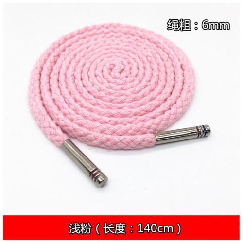 6mm Eight Strand Polyester Cotton Rope For Sports Pants Waist Rope, Clothing Drawstring, Dress Waist Rope, Shoelaces TJ21032
