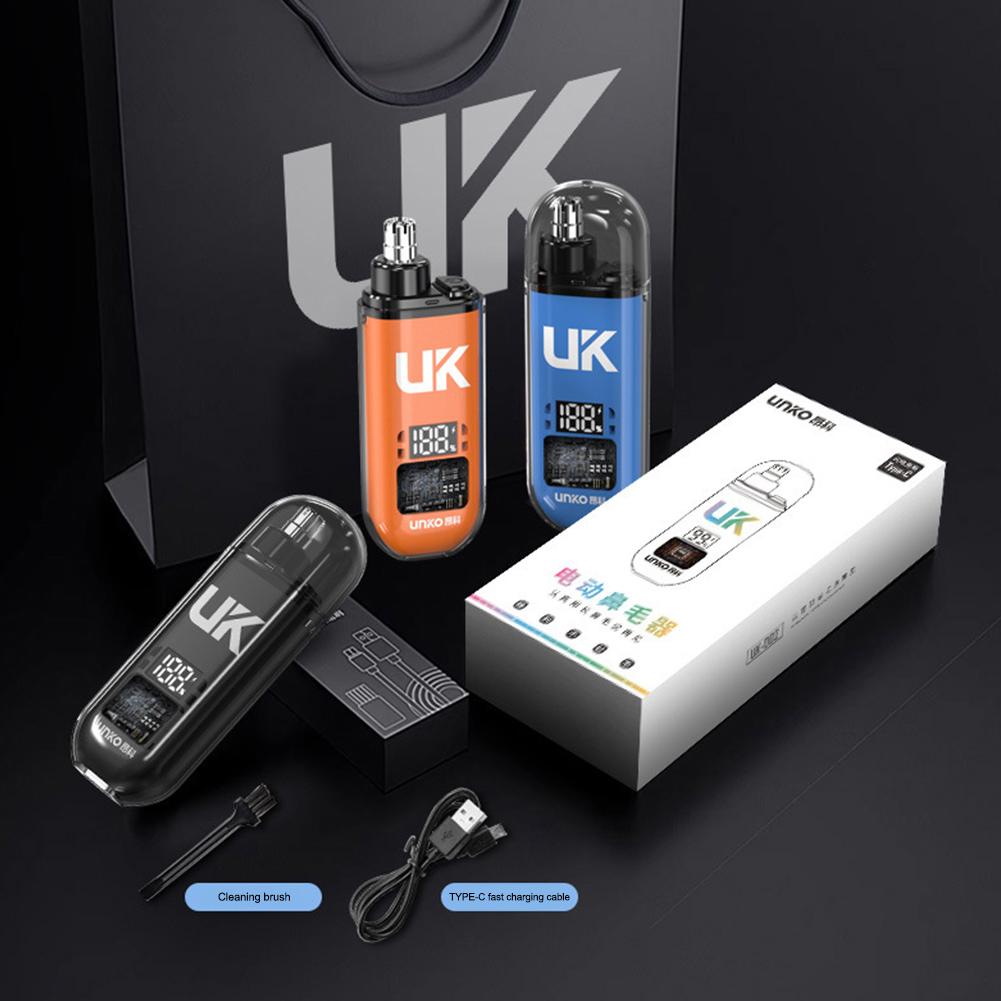 Portable Electric Nose Hair Trimmer USB Charging Nose Ears Hair Eyebrow Trimmer for Men Rechargeable Painless Set N EWW