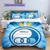 Estral Football Club logoPattern Bedding,Quilt Set Quilt Cover Pillowcase Home Birthday Gift (1 * Duvet Cover + 2 * Pillowcase, Without Core)