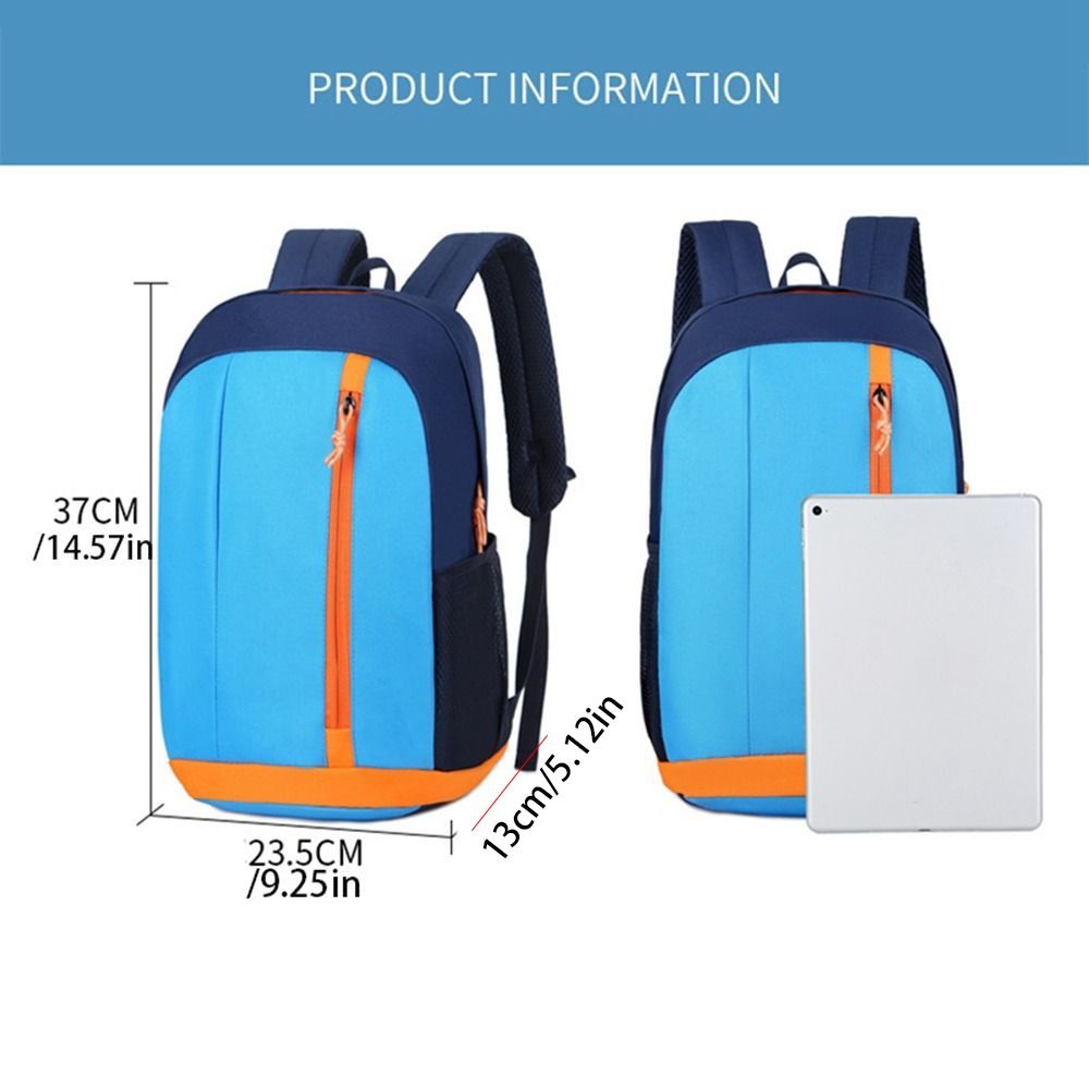 Zipper Outdoor Sports Backpack Large Capacity Climb Bag Casual Lightweight Nylon Bag Outdoor