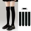 Japanische, schlankmachende, schwarze Overknee-Kompressionsstrümpfe für Damen – starker Druck für dünne Beine, für Frühling und Herbst