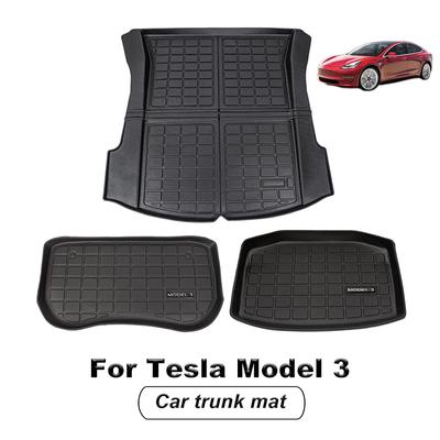 TPE Rear Cushion Pad Of The Trunk For Tesla Model 3 2024-2024 Front Trunk Mat Waterproof Odorless Car Accessories Interior