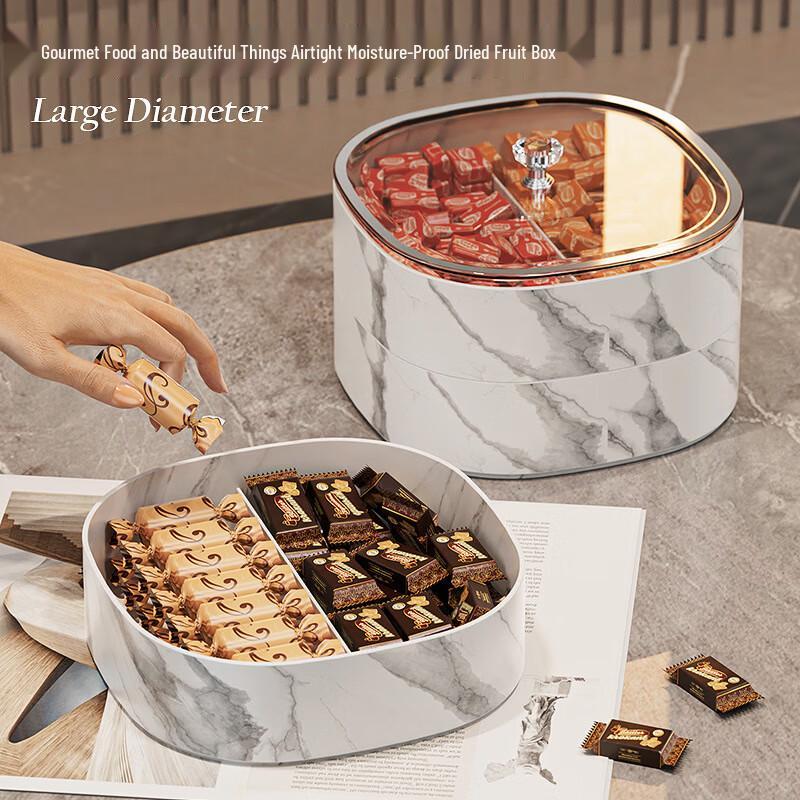Chuan Baosen Modern Multi-Layer Divided Snack & Fruit Plate