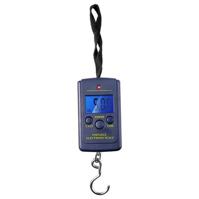 Przenośna elektroniczna wisząca waga wędkarska 40kg/10g cyfrowa kieszonkowa waga z hakiem Mini waga podróżna