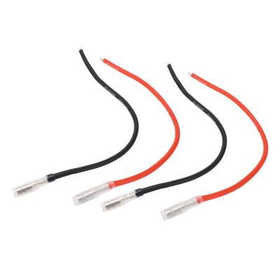 10PCS RC Brushed Motor Cable Black Red 4mm Banana Connector 16AWG Silicon Wire for Axial Scx10