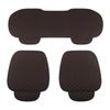 Linen Universal Car Seat Cushion Set - Three-Piece, Four-Season, Suitable for Five-Seater Cars