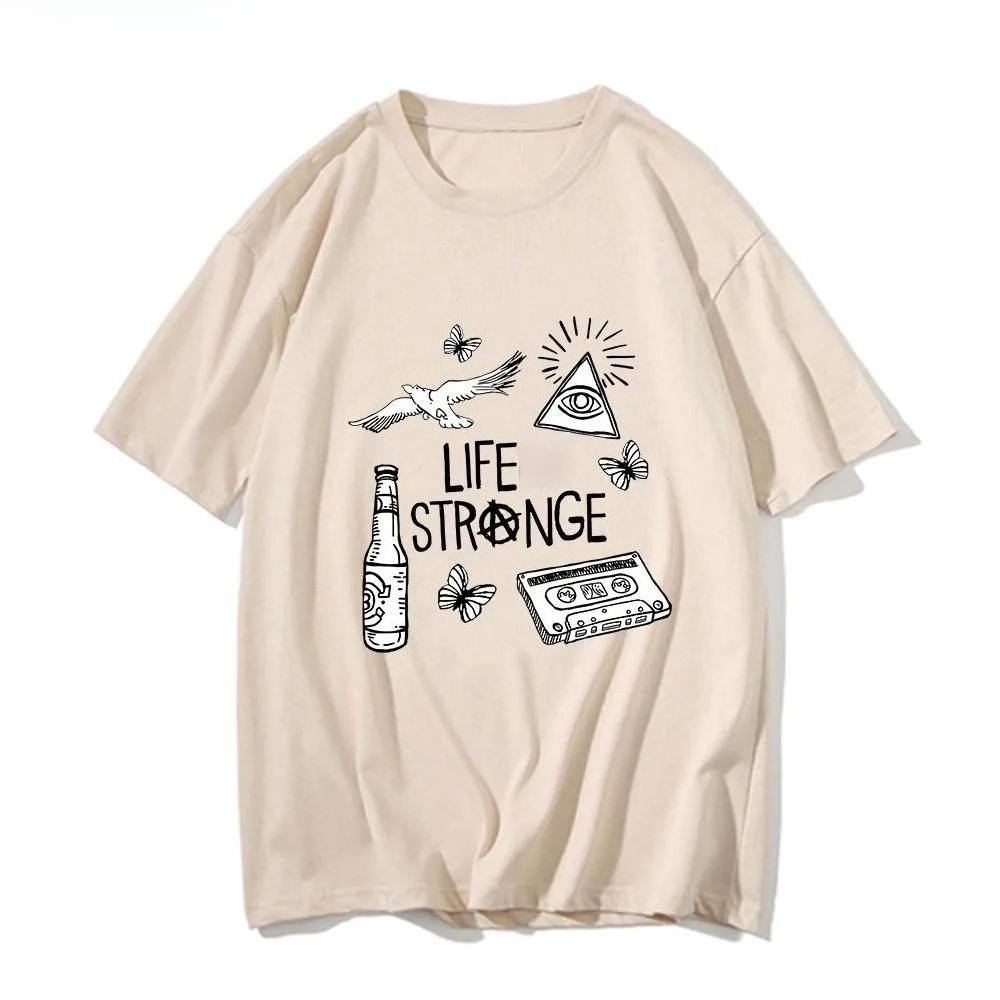 Life Strange Harajuku Anime T-shirts Cute Harajuku Short Sleeve Casual Women's T-shirt Clothing Street Tops Aesthetic Tops
