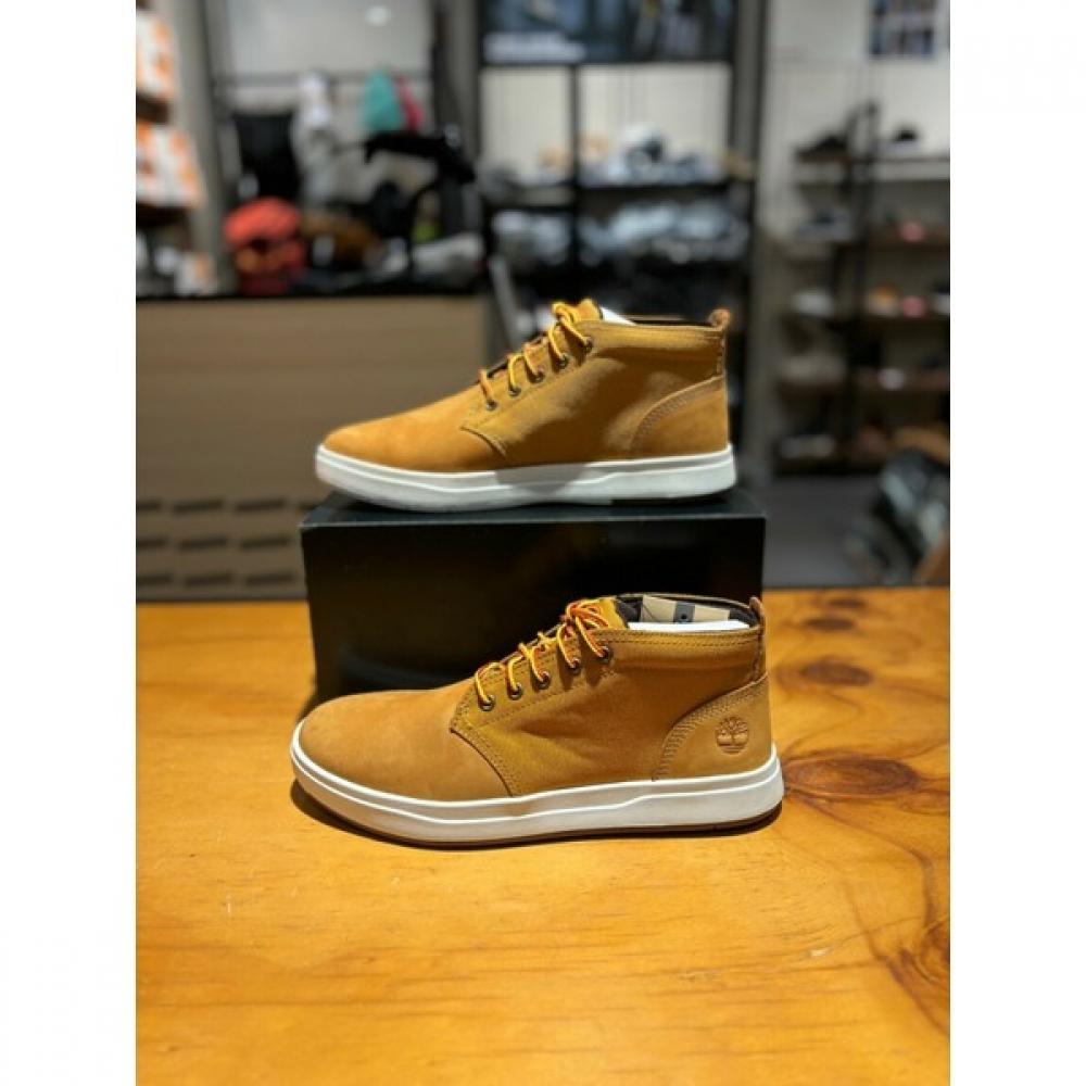 

Timberland Mario Davis Square Mid Lace Up Sneakers Wheat Brown A1oi3 WHITE BROWN/280