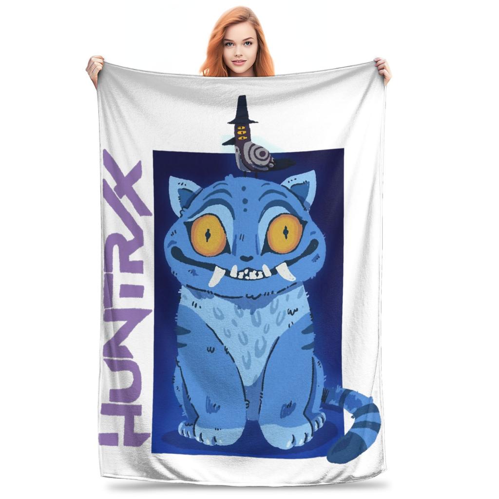 Saja Boys Kpop Demon Hunters Blanket Fleece Spring/Autumn Jinu  Multifunction Warm Throw Blankets for Sofa Car Quilt