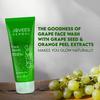 Jovees Herbal Grape Face Wash With Grape Seed & Orange Peel Extracts | For Brighter & Glowing Skin | Reduces Uneven Skin Tone & Fine Lines | For All