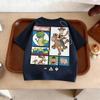 Summer Clothing Printed Cartoon Car Boys Tshirts Tops Short-sleeved Children's Wear Round Collar T-shirt Kids Costume T Shirts