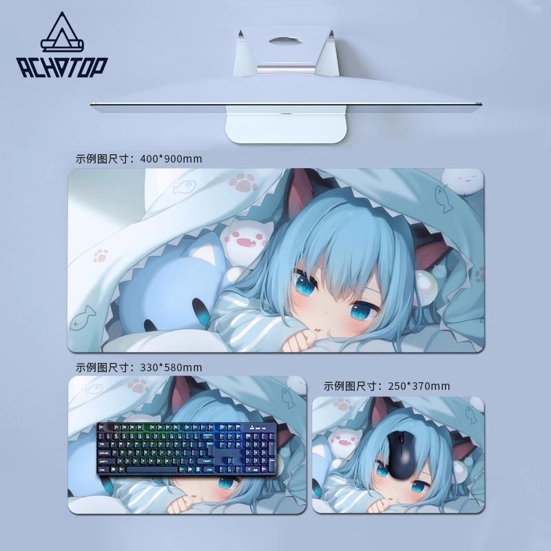 Large Anime Mouse Pad Cute Carton Girl Gaming Accessories Computer Keyboard Kawaii Office Mousepad XXL PC Gamer Laptop Desk Mat