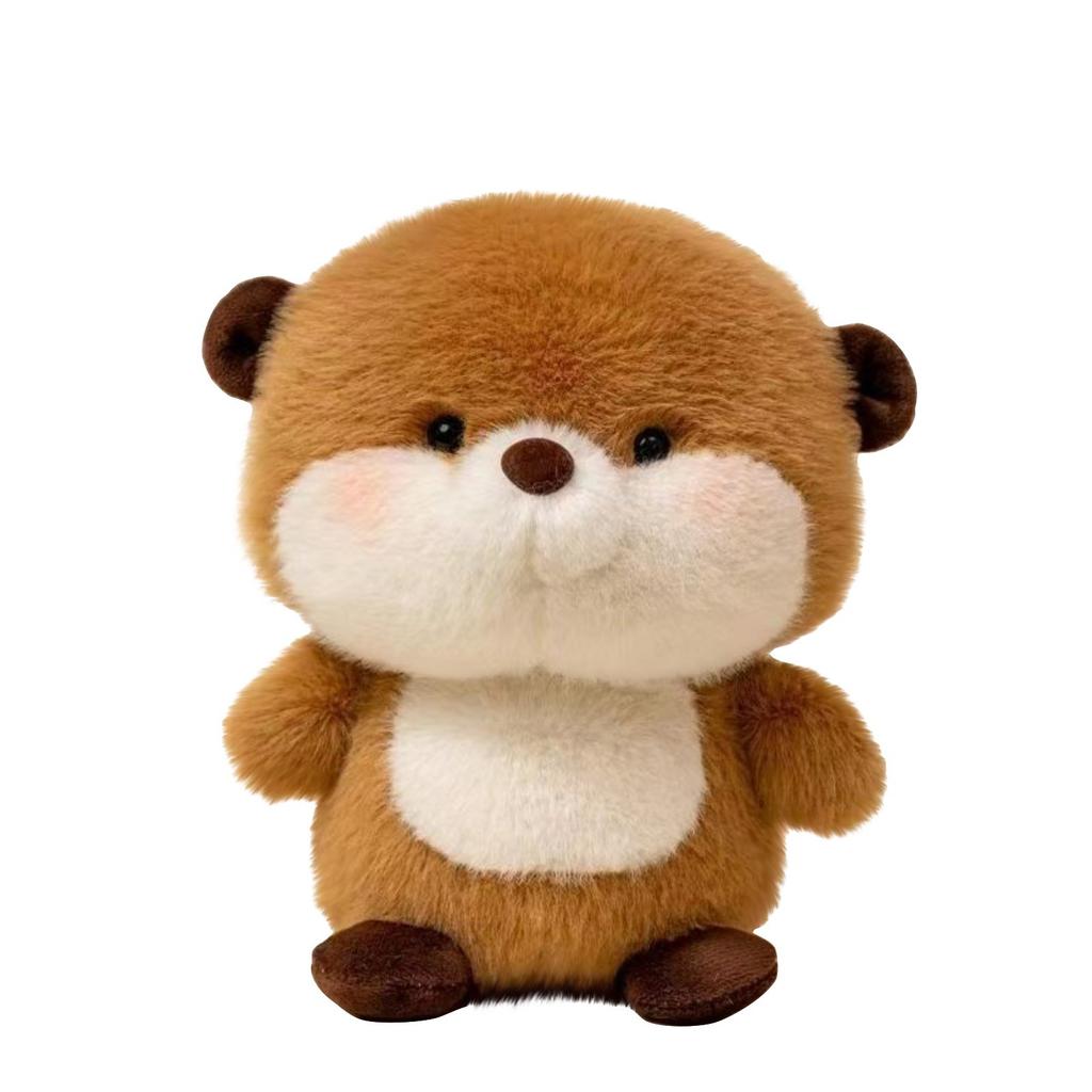 Plush Stuffed Animal Doll Soft Toy Desk Companion Cute Fluffy Plushie Decorative Collectible Doll for Home Office Gift