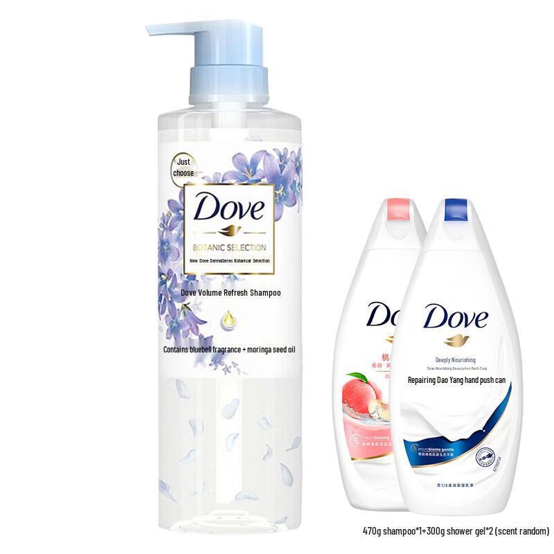 

Dove Botanical Voluminous Shampoo & Body Wash Set