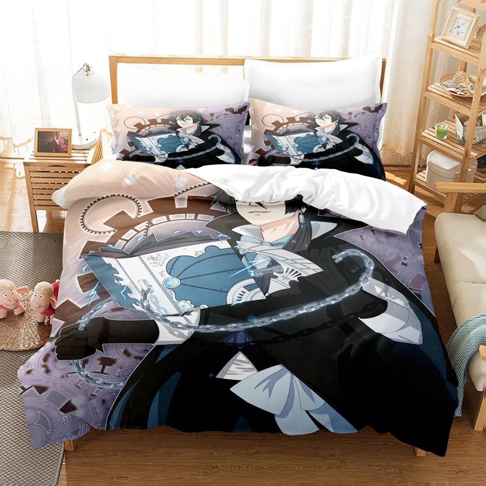 3D Print Anim The Case Study Of Vanitas Bedding Set Single Twin Full Queen King Size Bed Set Adult Kid Bedroom Duvet Cover Sets