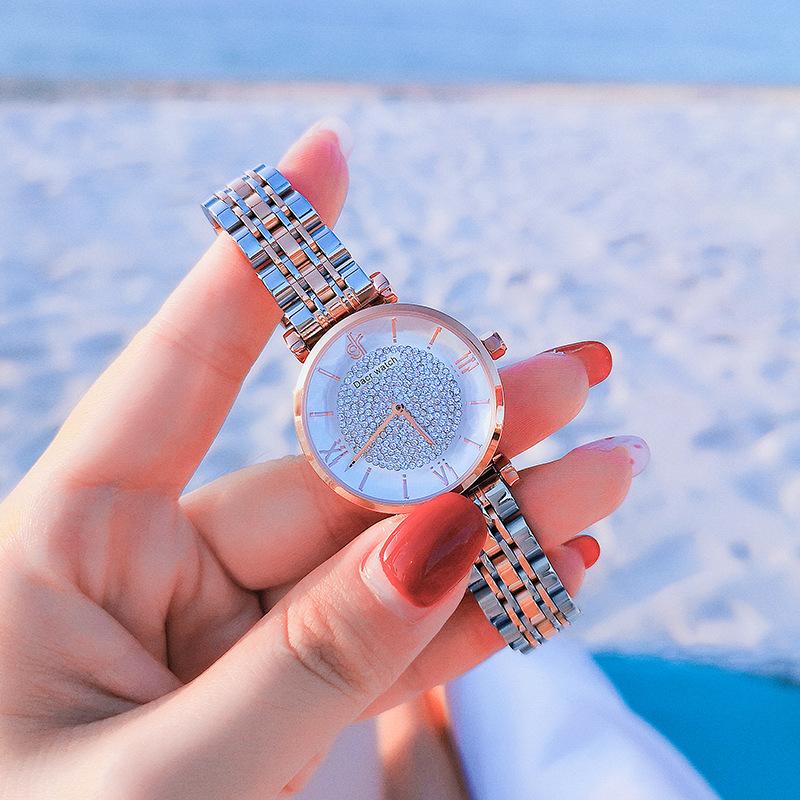 

Женские часы водонепроницаемые модные новые тенденции простые темпераментные студенческие женские часы