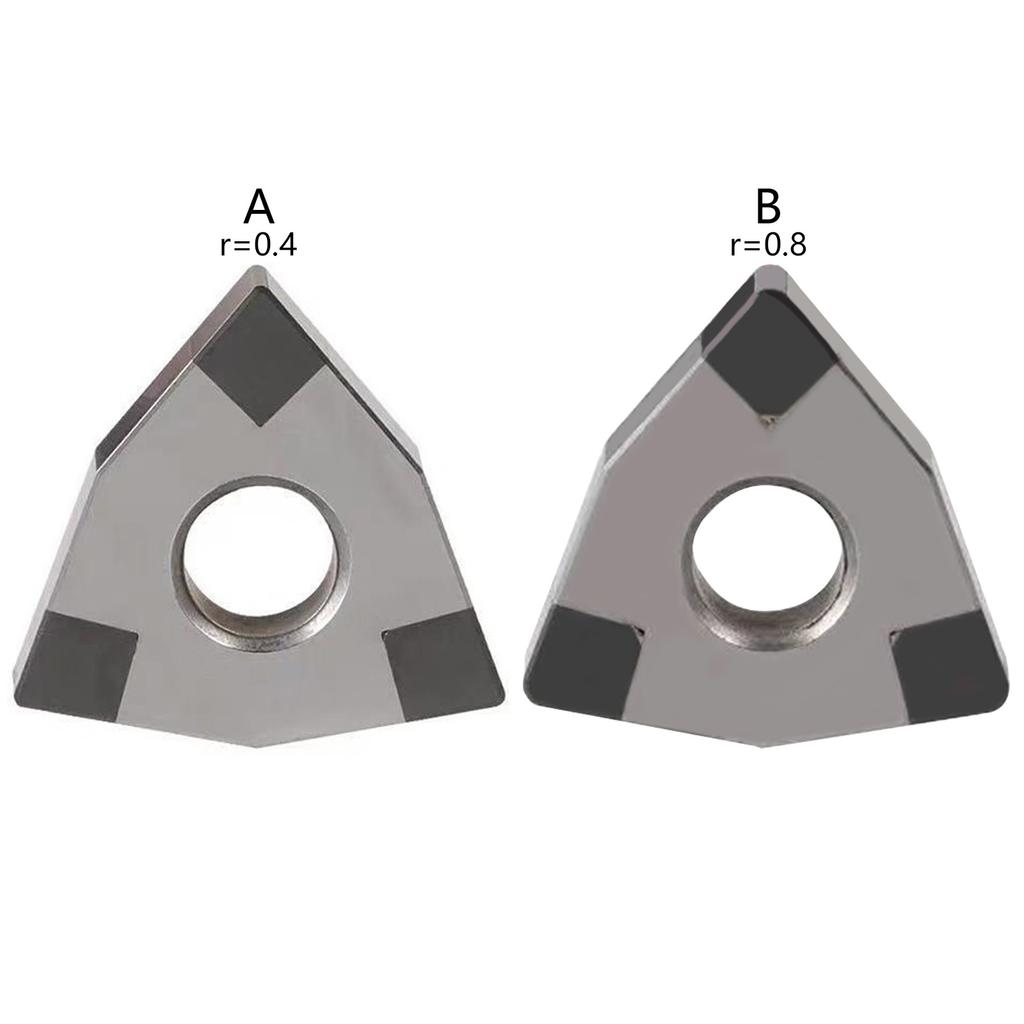 CBN Insert Machining Lath Tool Cubic Boron Nitride Turning WNMG080408 WNMG080404 for Cast Iron Steel Cutting Milling