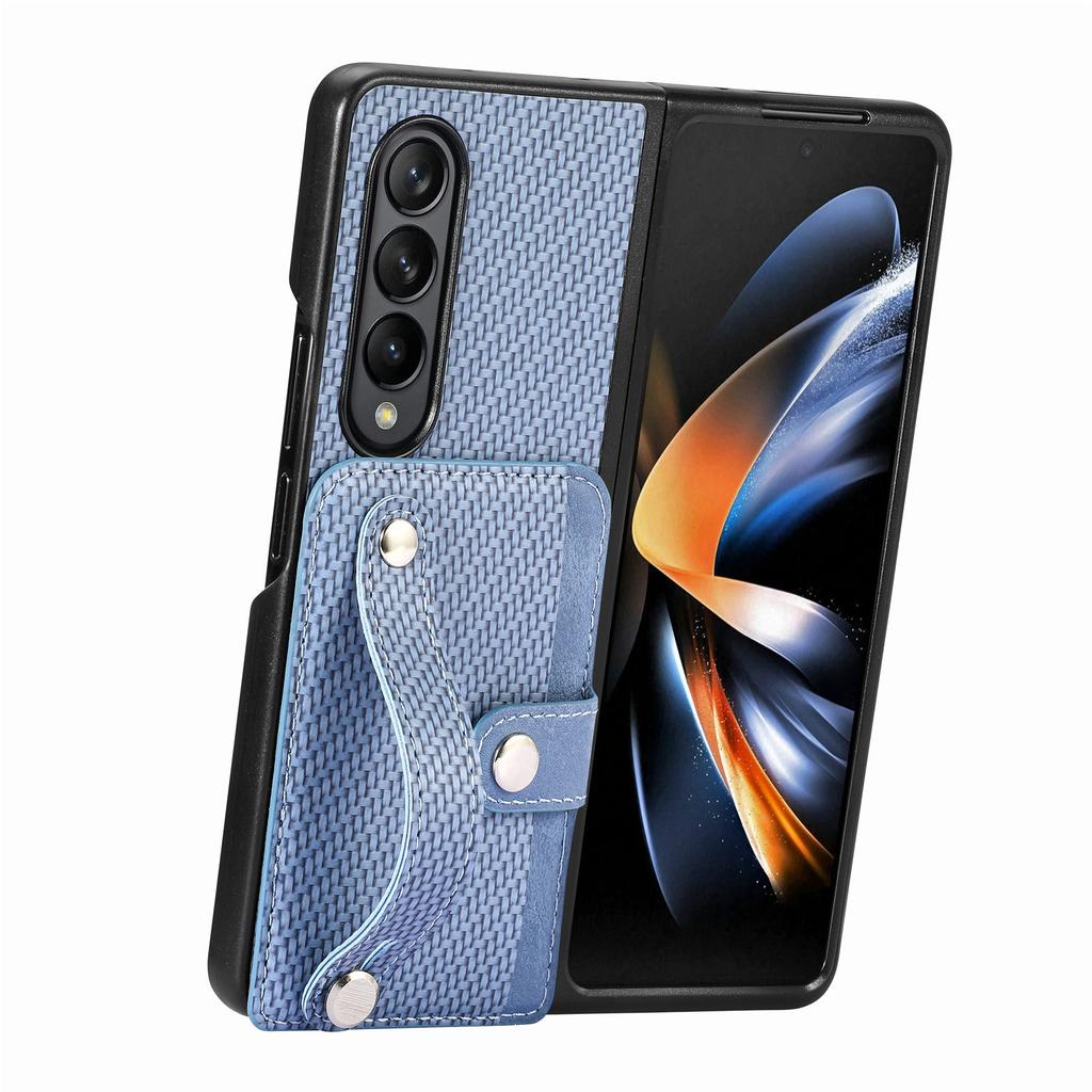 Anwendbar für Samsung zfold5 Multifunktions-Kartenetui, Armband-Kartenhalter, Handyhülle 2-in-1 ZFold4 Schutzhülle