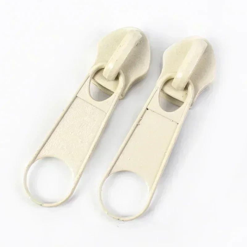 50/100/200Pcs Meetee 3# 5# Nylon Zipper Puller Bags Garment Zip Slider Backpack Pocket Zips Repair Kits DIY Sewing Accessories