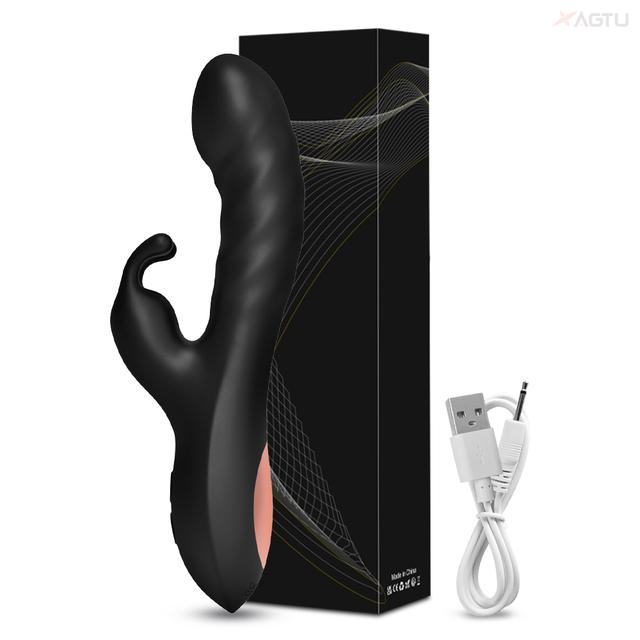 Rabbit Vibrator for Women Powerful G Spot Dildo Clitoris Stimulator Massager Silicone Sex Toys Shop Adults Goods for Female