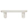 Scaffale a muro bianco in legno per cucina in miniatura per casa delle bambole 1/12 Scaffalatura Binario Portaoggetti