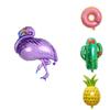 Hawaiianische Ananas Flamingo Aluminiumfolienballons für Hochzeitsfeierdekorationen