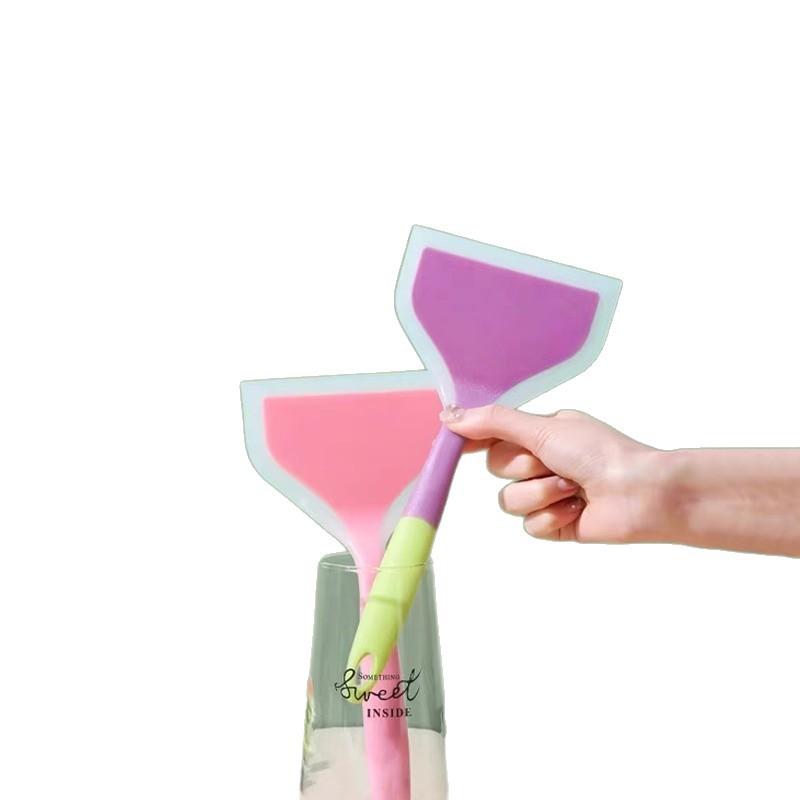 Spatola in Silicone, Antiaderente, Resistente al Calore, Non Danneggia la Pentola, Spatola per Dolci, Spatola da Cucina per Saltare