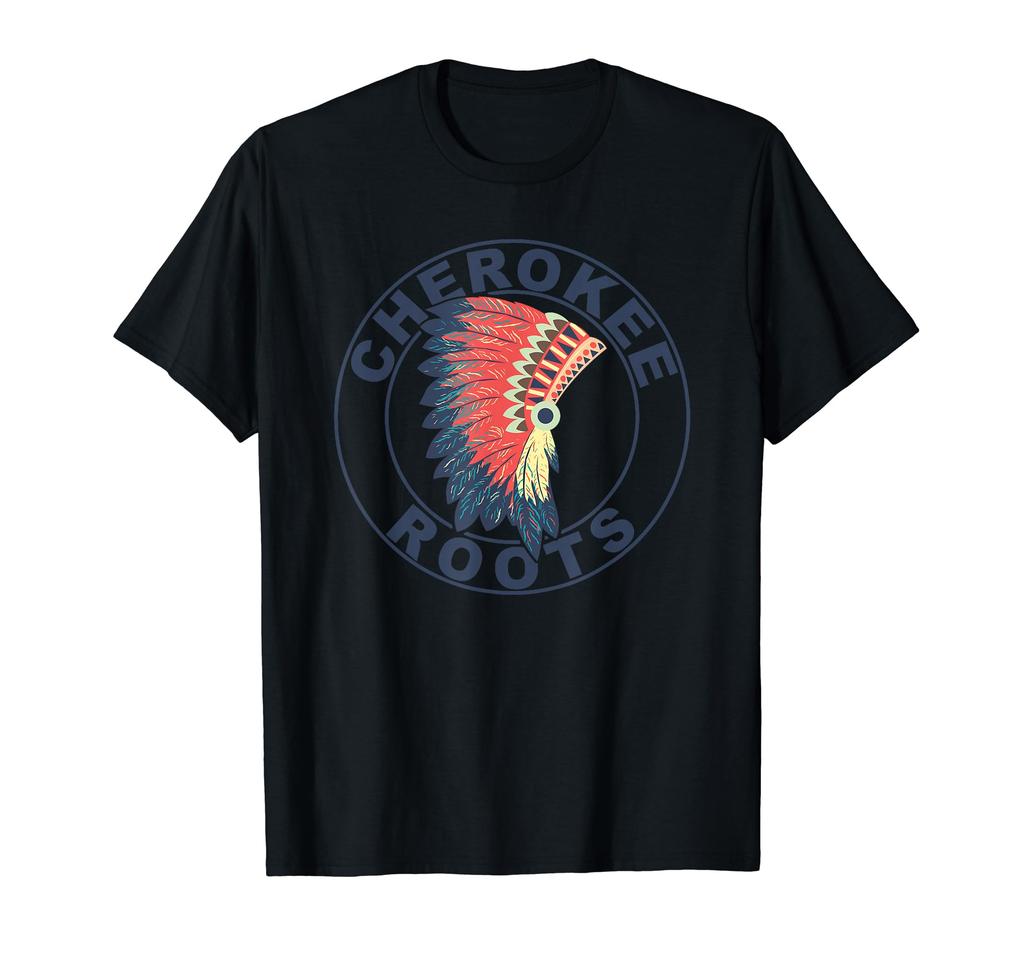Cherokee Roots Peoples Headband Native American Tribal T-Shirt