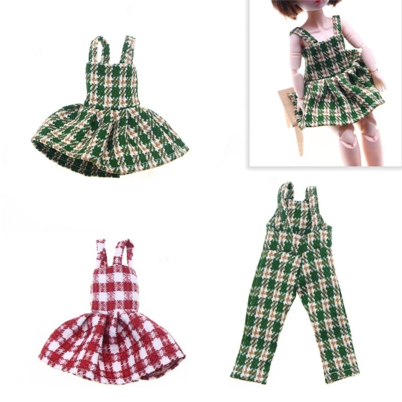 Festives Bookshelf Elf Doll Outfit Set Reversible Costumes Washable Component Safe For Kids Christmas Home Decoration Accessories