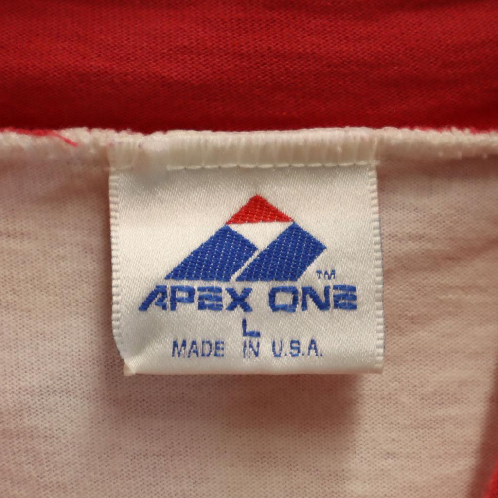 APEX ONE 90s Made In USA Old Short Sleeve Hood T-shirt L Single Stitch Men's Used