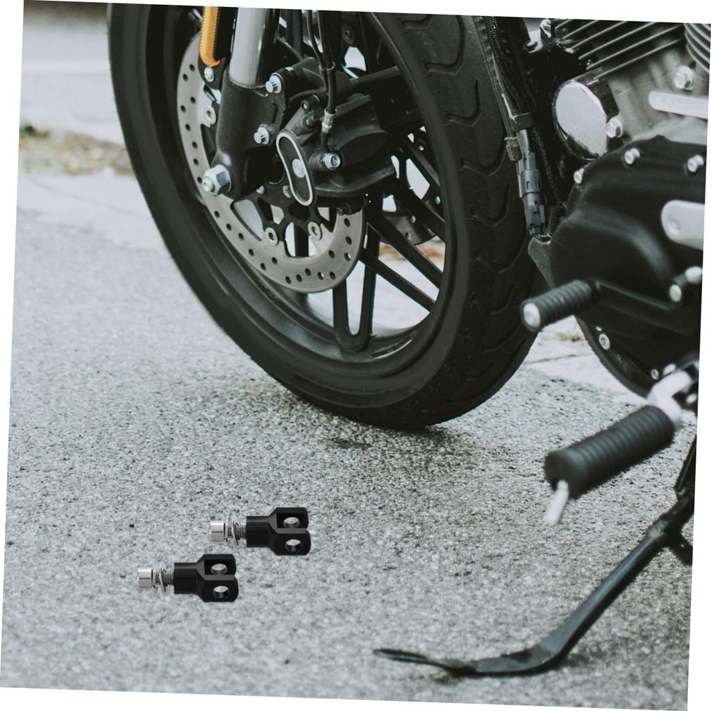 HAPINARY Motorcycle Foot Pegs Support Kit Rear Passenger Foot Rest Mount Hardware Easy Installation