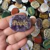 Inspirational Stones Highly Polished Natural River Rock Faith Stone DIY Rocks for Engraved Inspirational Polished Garden Stones