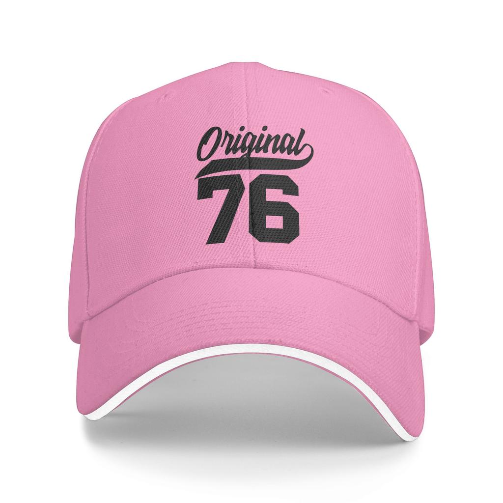 50th Birthday Original Vintage 1976 Baseball Cap Fitted Retro Trucker Hat Summer Men Women Tennis Skate Baseball Caps