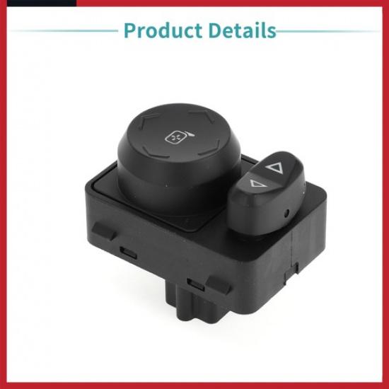 Car Mirror Switch Fit for Chevrolet Traverse 2009-2017 15808774 Black Metal