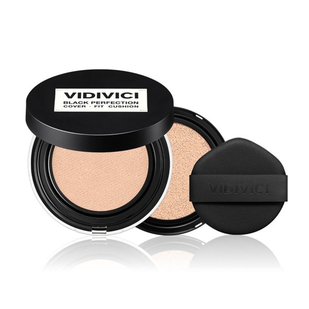 

[VIDIVICI] Black Perfection Cover Fit Cushion with Refill SPF 40 PA++ 13g*2EA 23N Sand